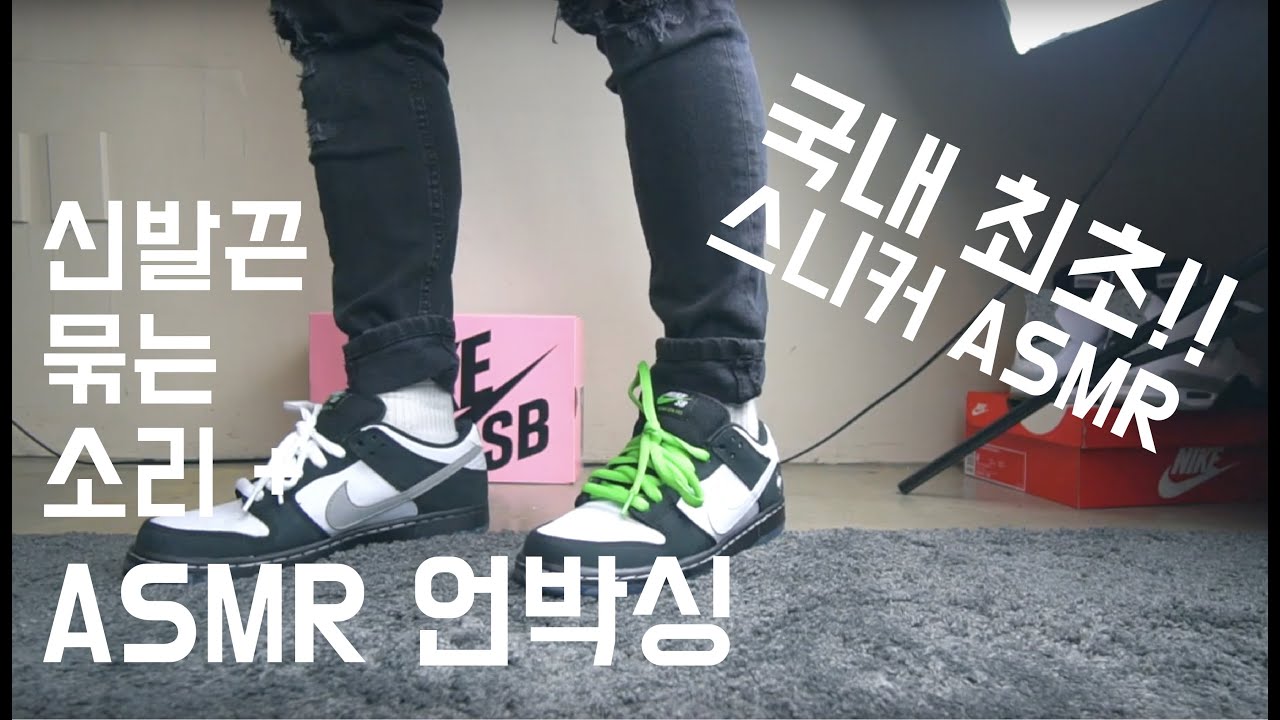 나이키 SB 덩크 피죤 판다 국내 최초 ASMR 언박싱!! : Nike SB Dunk Low Pigeon Panda ASMR UNBOXING