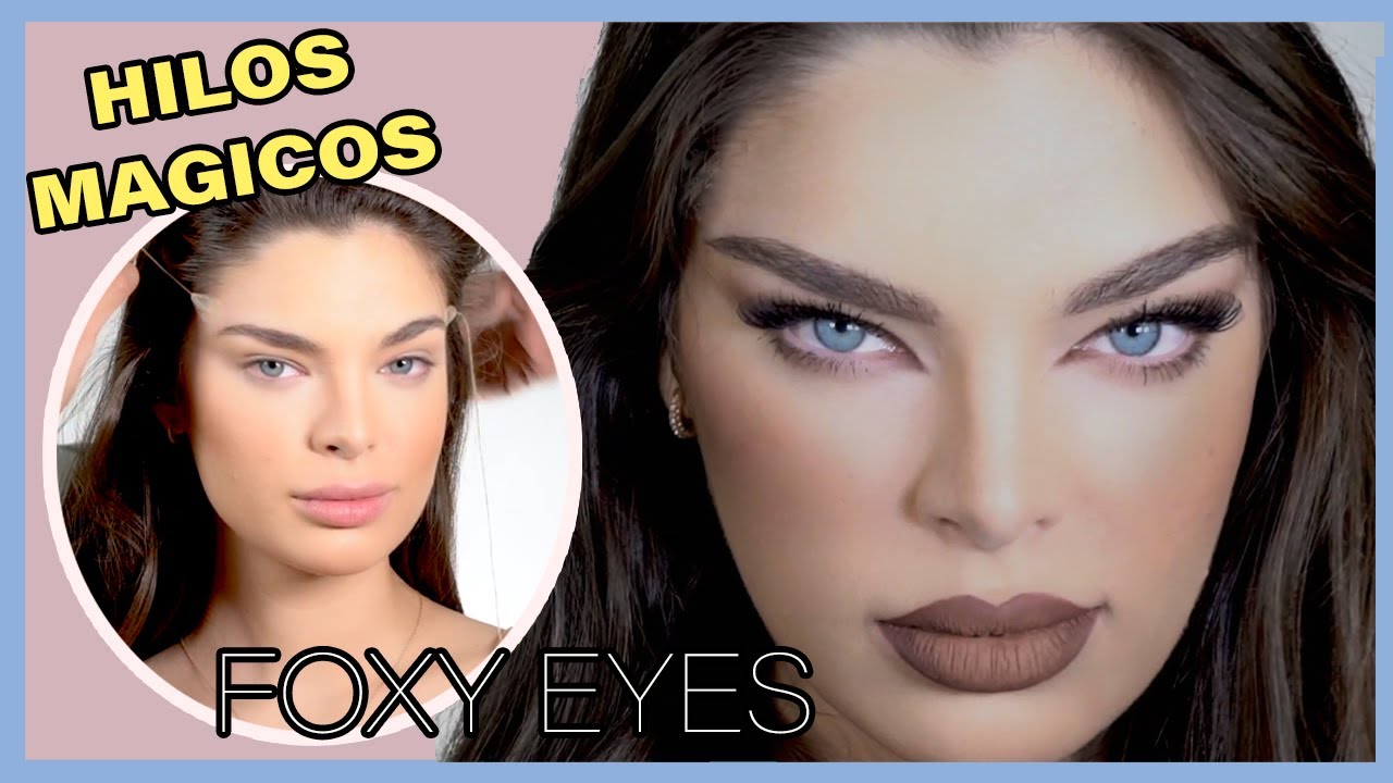 FOXY EYE PASO A PASO- HILOS TENSORES SIN CIRUGIA (MIRADA DE KENDALL JENNER)│Victor Guadarrama