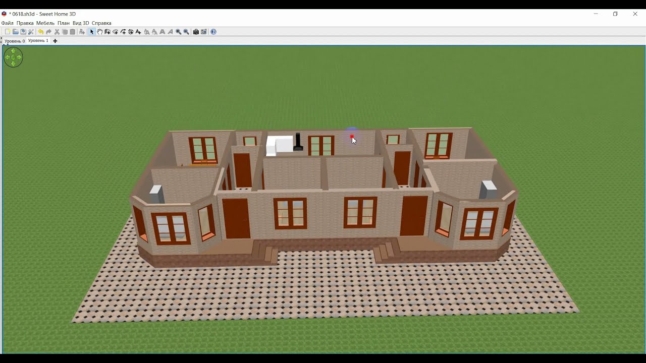 18.60×9.20 Ikki Oylali insonlar uchun  Уй чизмаси