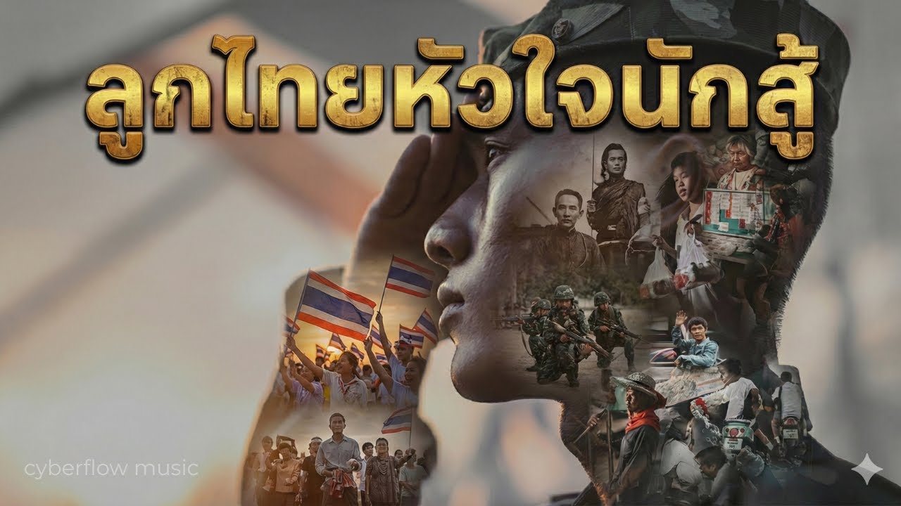 🇹🇭 ลูกไทยหัวใจนักสู้ - เพลงร็อคปลุกใจ เลือดรักชาติเข้มข้น! 🩸Cyberflow Music 🔥 [Official Video]