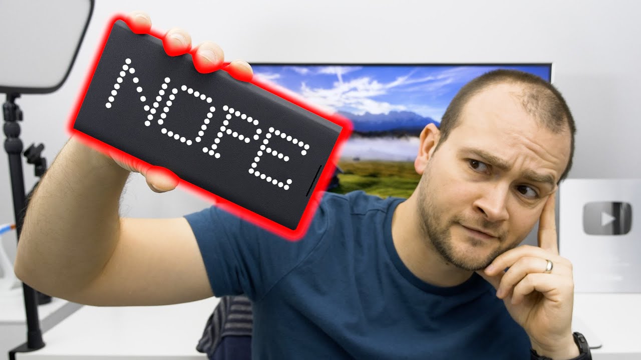 What Was Samsung Thinking? S22 Ultra LED View Cover Case Review.