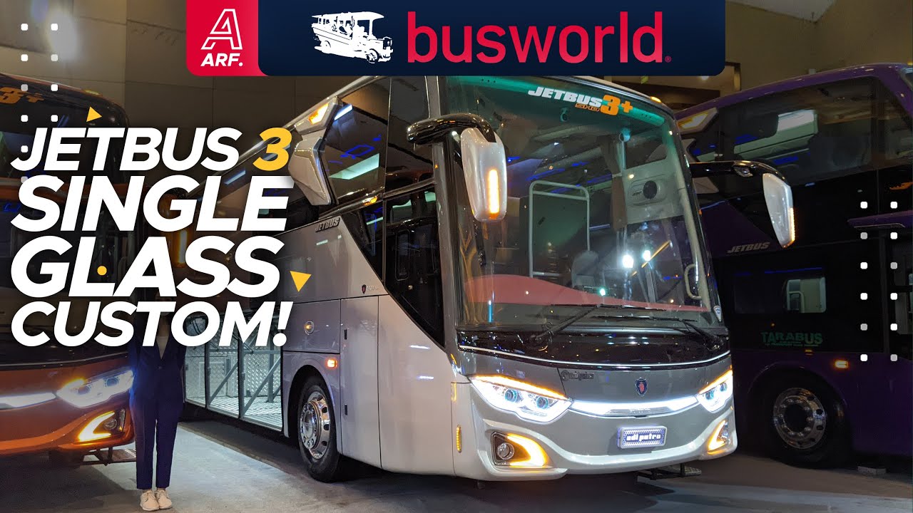 Banyak Detail CUSTOM di Unit JETBUS 3 SHD SINGLE GLASS Pesanan PO. SAN