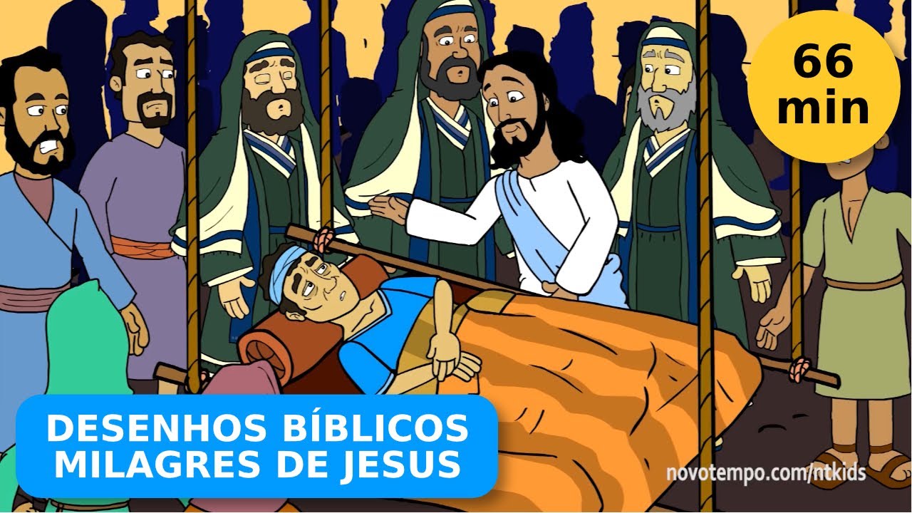 MARATONA DE DESENHOS BÍBLICOS | HISTÓRIAS DE MILAGRES DE JESUS