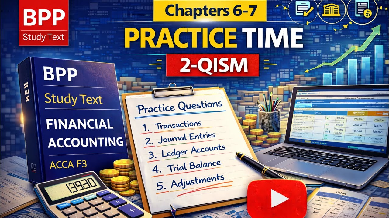 Practice time | 2-qism | Chapter 6-7 | Tangible Assets | O’zbek tilida #acca #finance #accounting 