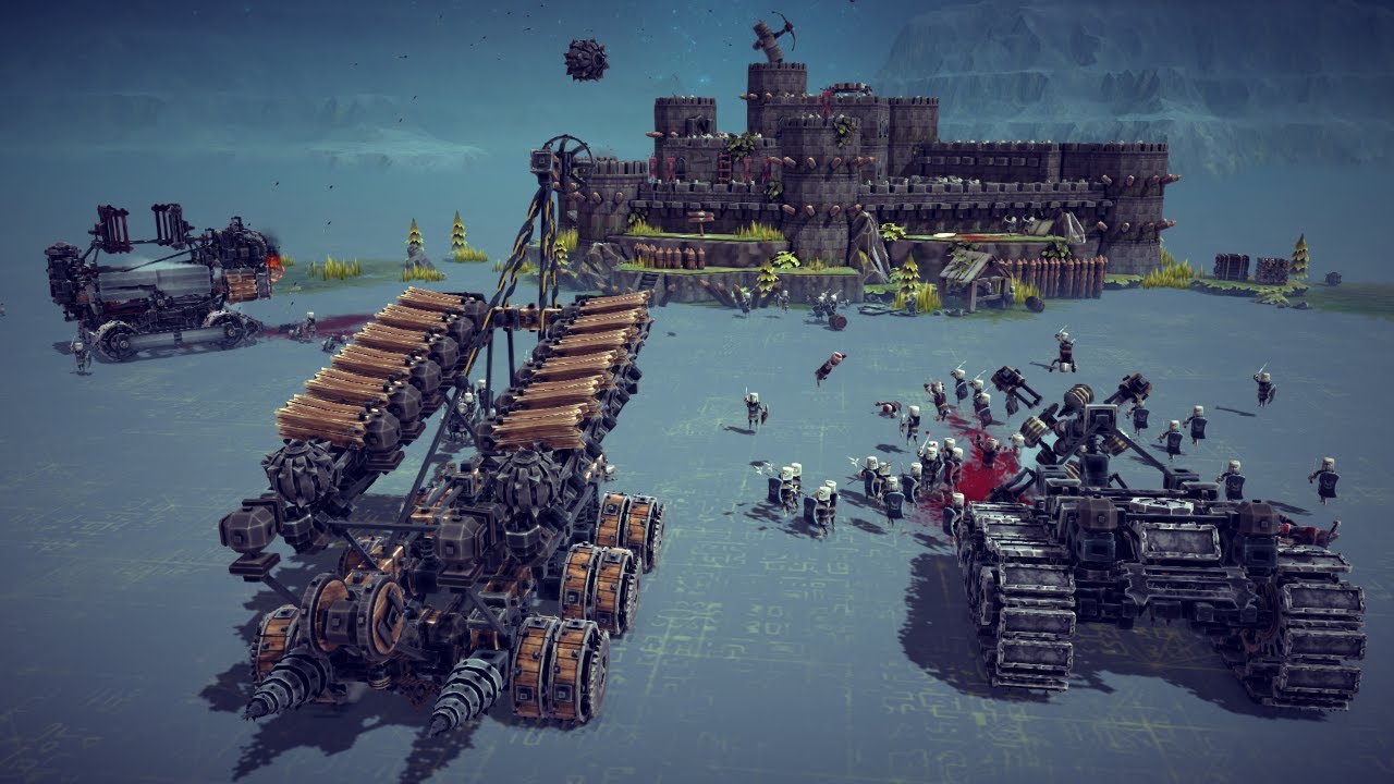 Medieval Death and Siege Machines Destroy Castles and Kill Peasants | Besiege