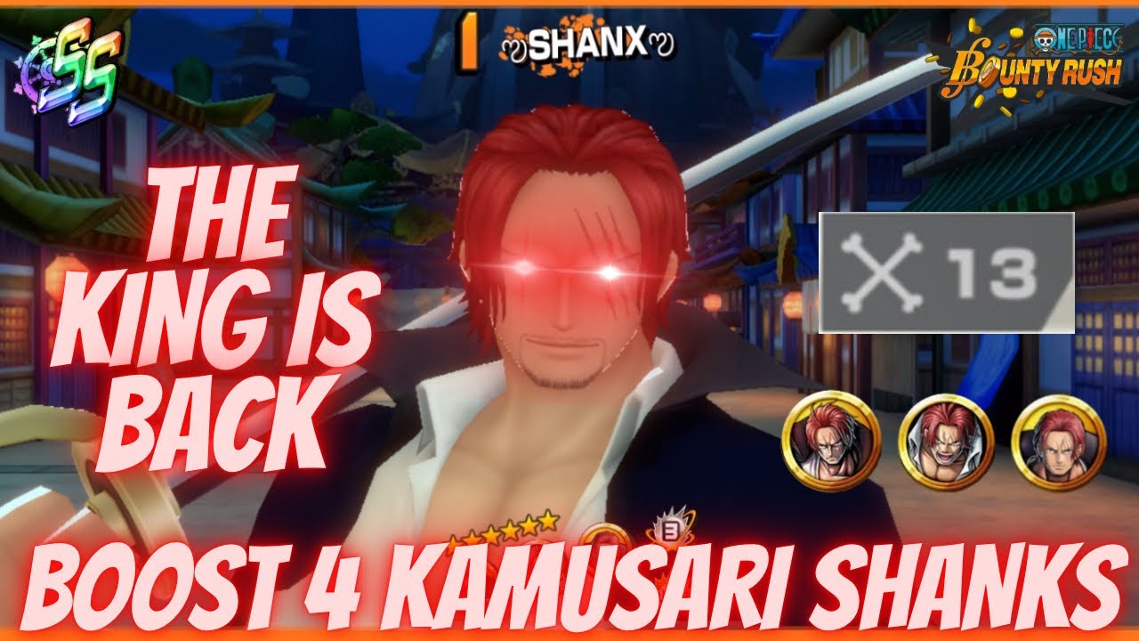 BOOST 4 KAMUSARI SHANKS IS BACK IN THE META 🤯 | ONE PIECE BOUNTY RUSH | OPBR