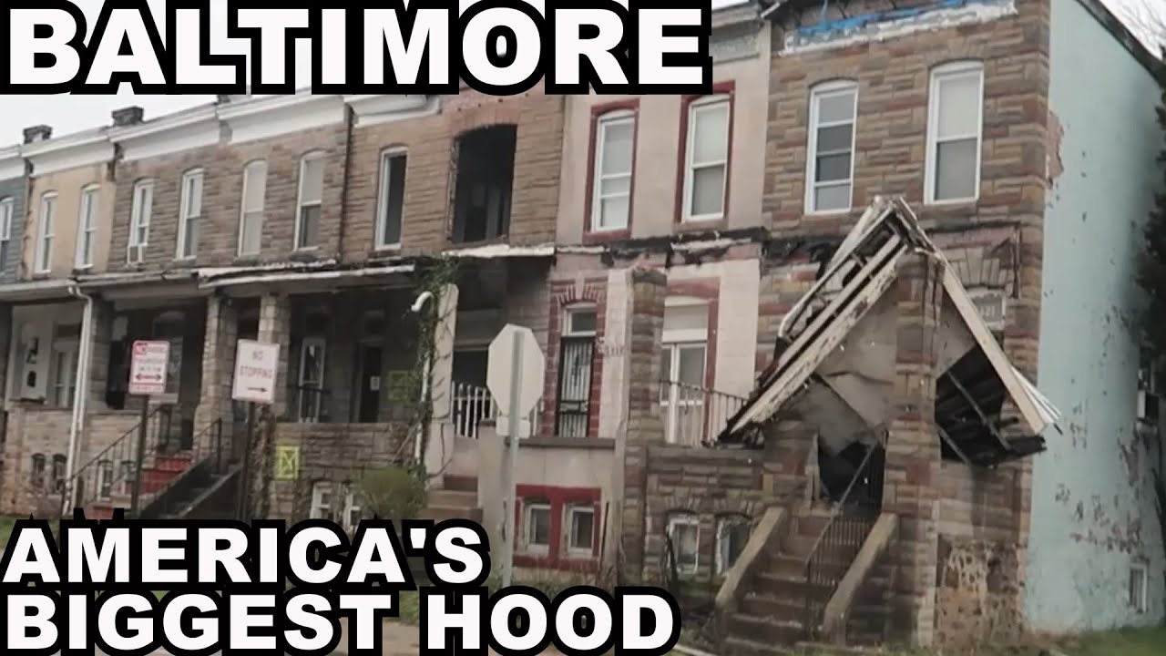 Baltimore: Huge, Dangerous Slums Surround Beautiful Downtown