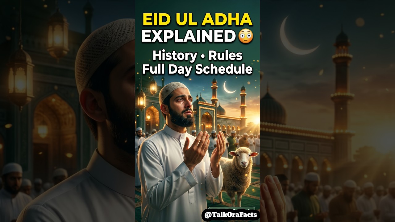 Why Is It Called Eid al-Adha? 😳 Bakrid History, Rules, Qurbani & Full Day Explained #shorts