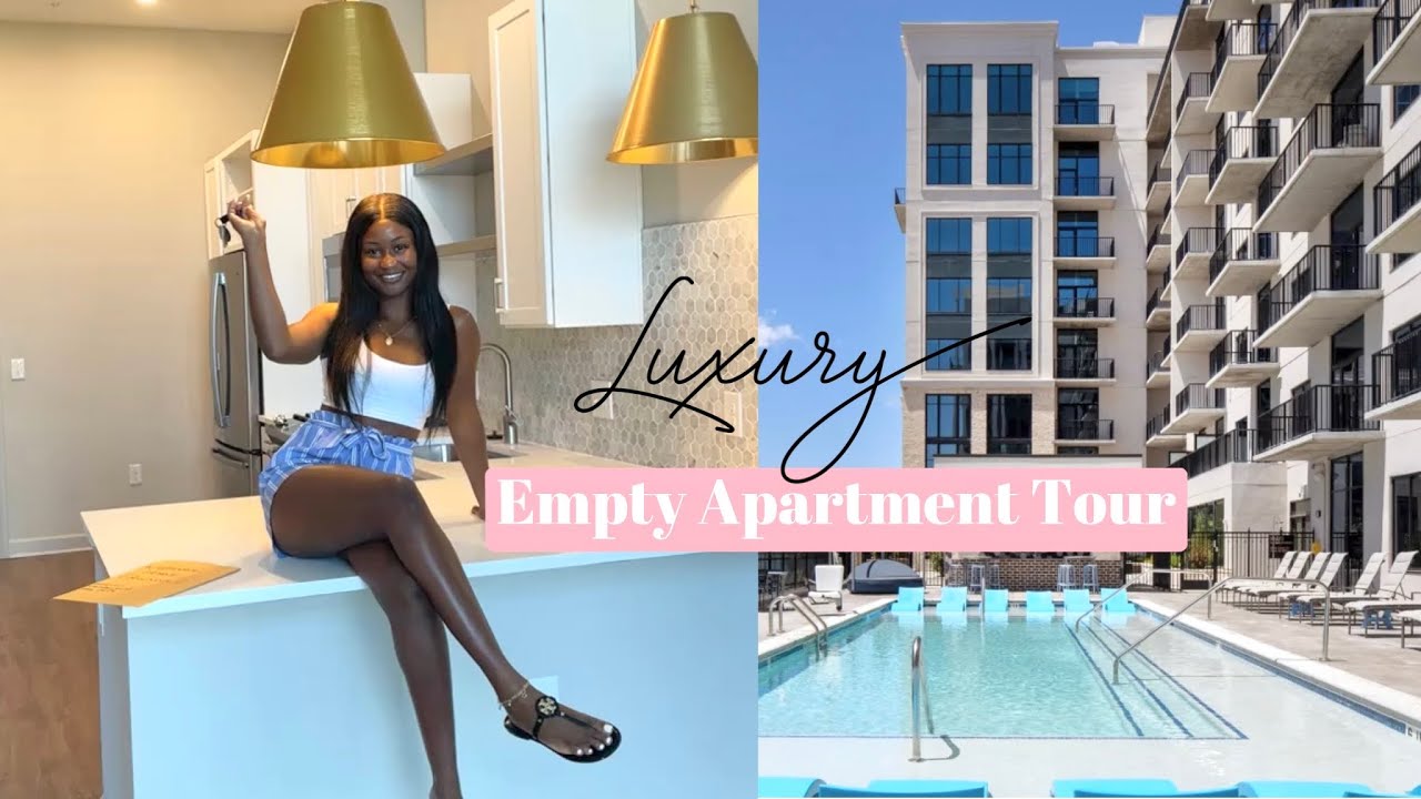 I MOVED TO ATLANTA!! MY EMPTY LUXURY APARTMENT TOUR| DWIN’SWORLDD #emptyapartmenttour #atlanta