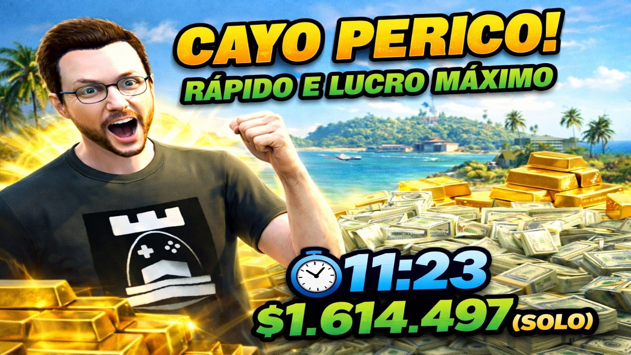 Cayo Perico 2026 OTIMIZADO (Rápido e Lucro Máximo)