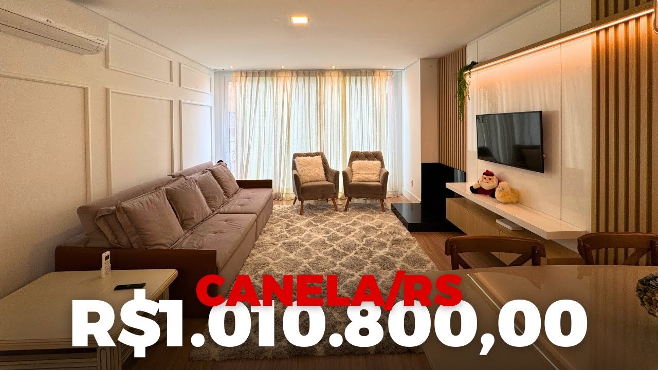 APARTAMENTO MOBILIADO À VENDA EM CANELA FINAMENTE DECORADO POR R$1.010.800,00 | VETRO IMÓVEIS