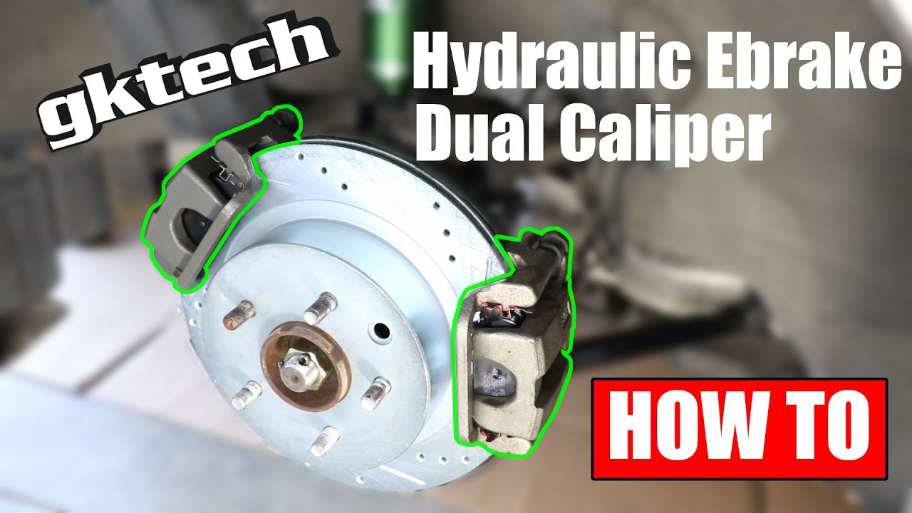 350z/G35 GKTech Hydraulic Ebrake and Dual Caliper Installation