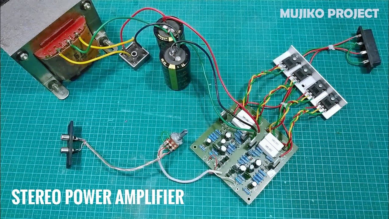 How to assemble the OCL 300 watt Stereo Power Amplifier