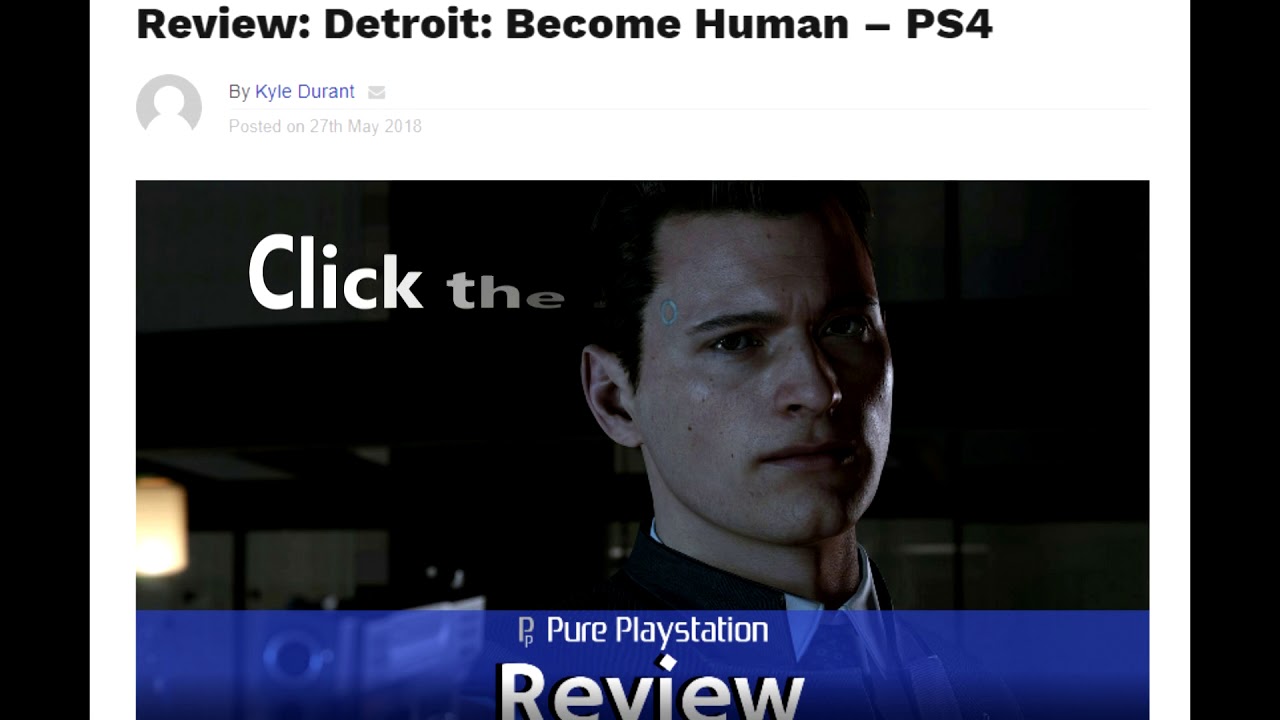 GOODKyle's Detroit Become Human Review [Article]