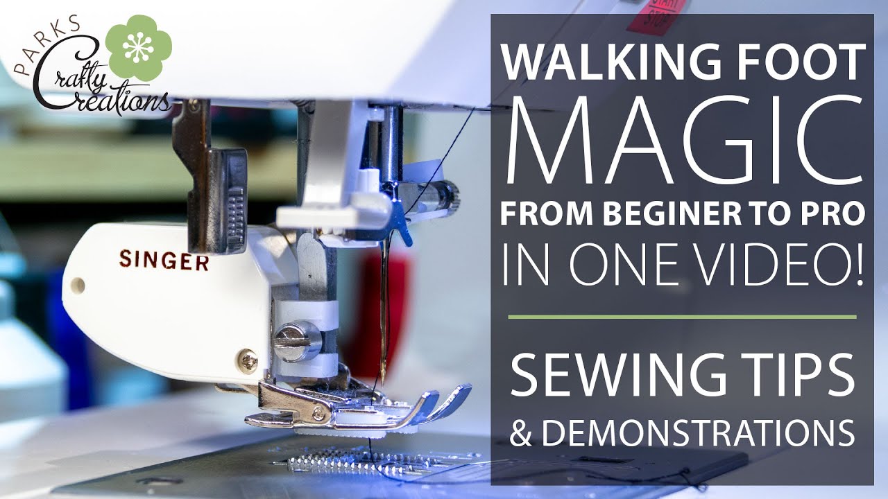 Walking Foot Magic: From Beginner to Pro in One Video!
