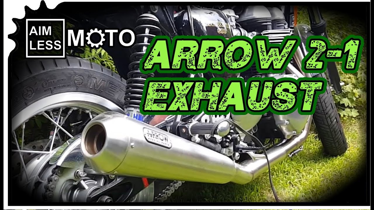 Installing an Arrow 2 into 1 Exhaust | Triumph Thruxton 900 | Watch to the End