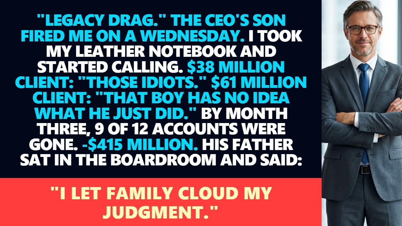 New Boss Fired a 17-Year Veteran, Then $415 Million in Clients Stopped Returning His Calls