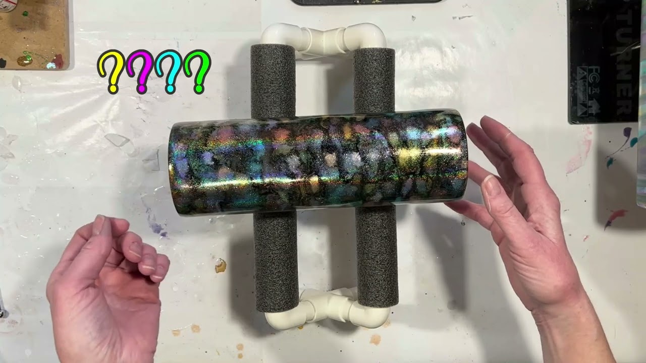 Vivid Holographic Mica-Hols Dropped on an Easter Glitter Tumbler???