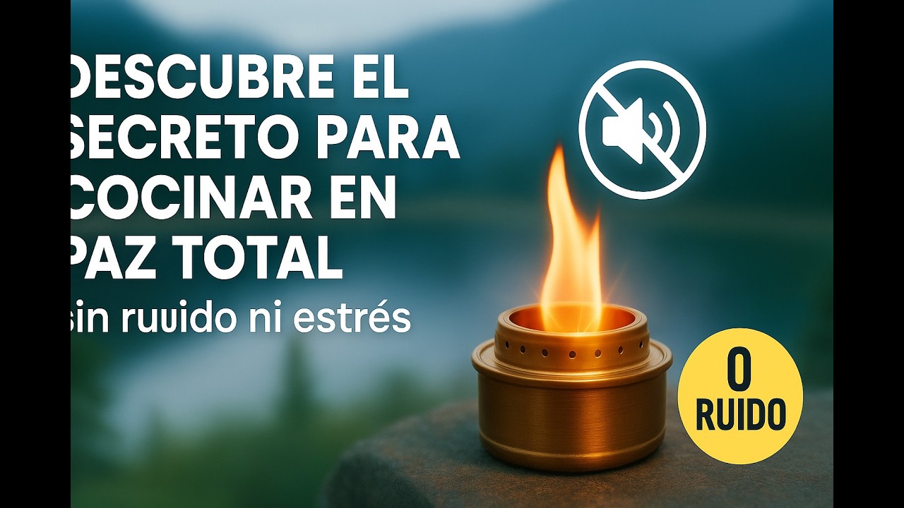 El hornillo que convierte cualquier lugar en tu refugio silencioso