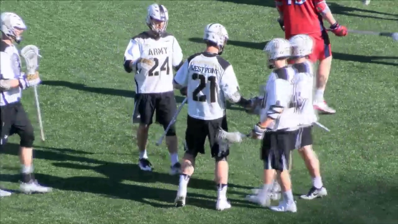 Army Men's Lacrosse: Ted Glesener Score vs. NJIT 3-13-17