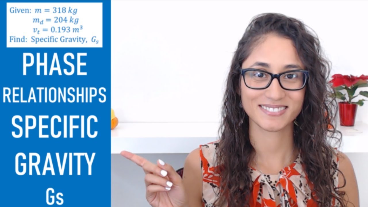 FE Civil Geotechnical - Phase Relationships Specific Gravity Gs