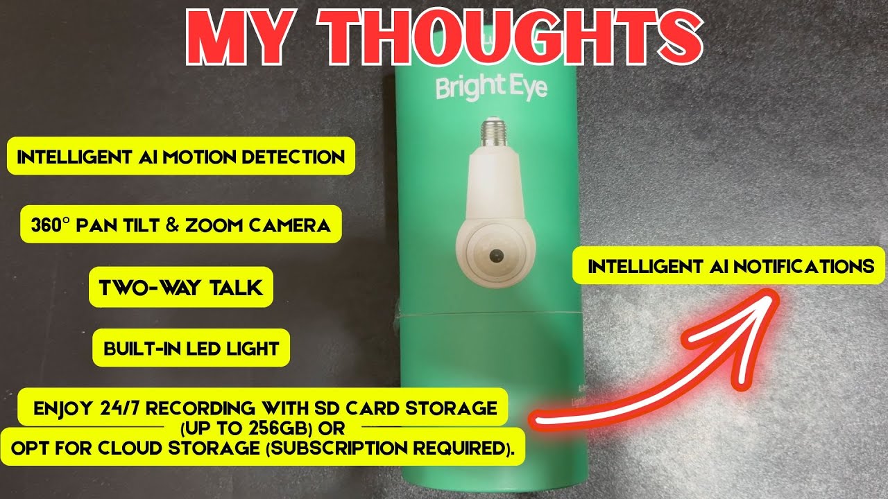 Luna Security Light Bulb Camera Review - A Stealth Camera!