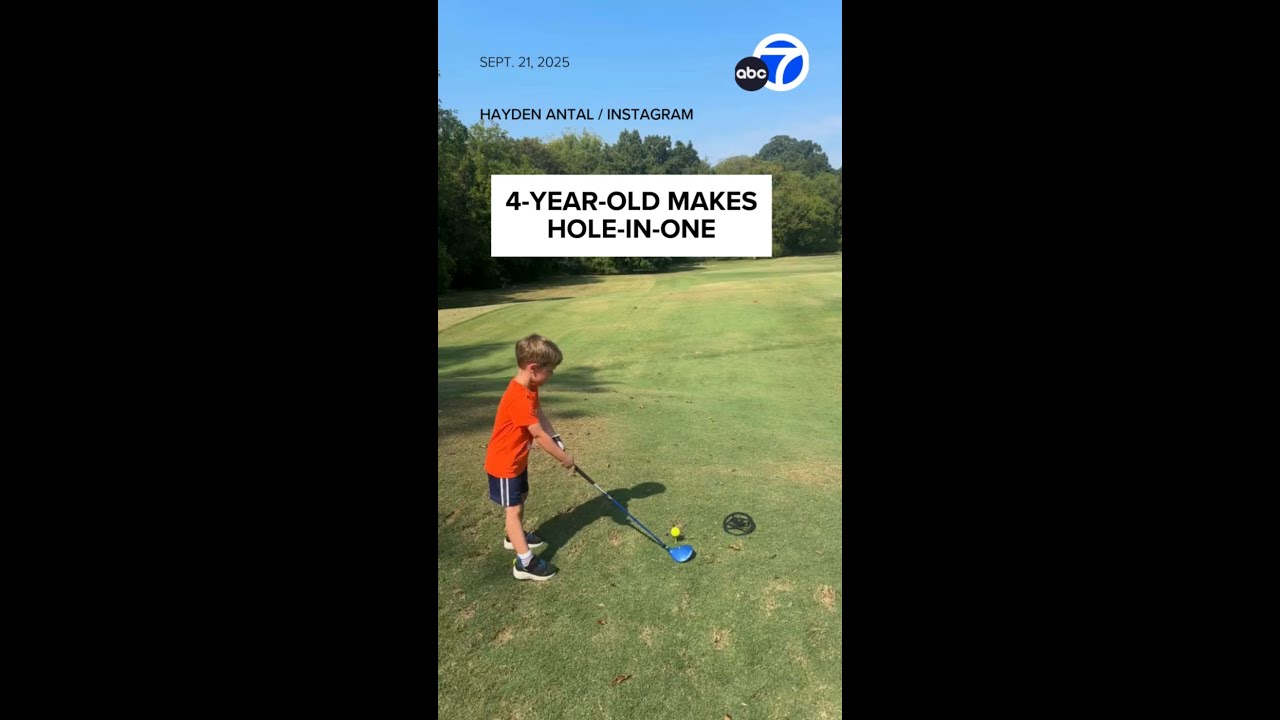 4-year-old makes hole-in-one