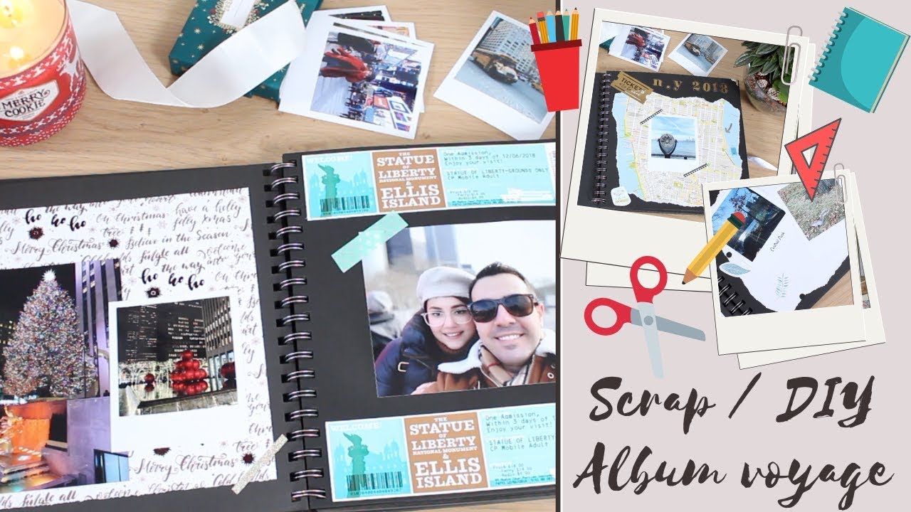✂️ SCRAP / DIY ✏️  ALBUM SOUVENIRS DE VOYAGE 📒 ⎜Merry