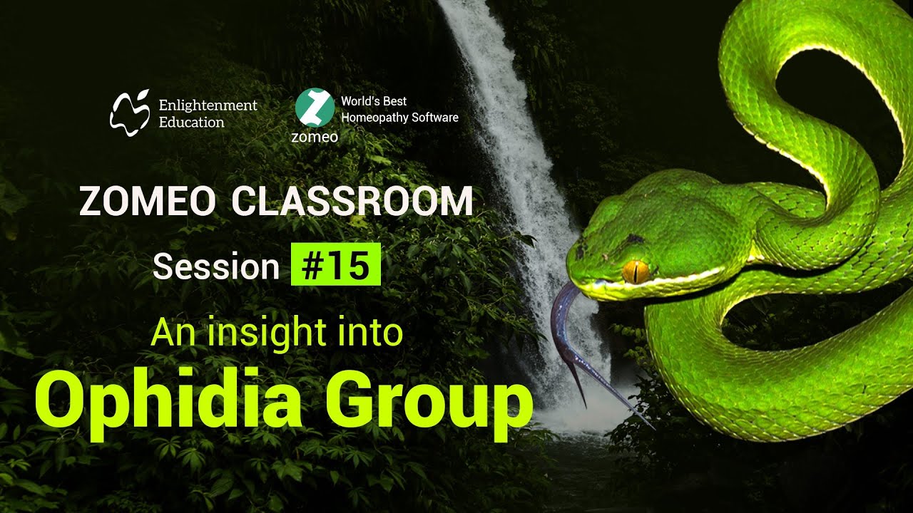 Zomeo Homeopathy Software: Insight into Ophidia Group: Zomeo Classroom