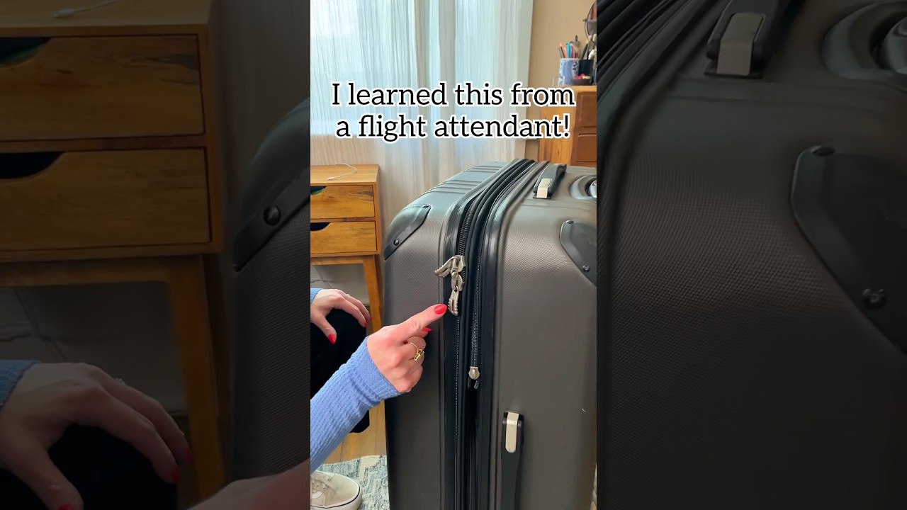 Use zip ties to fix broken zipper pulls on a suitcase! 