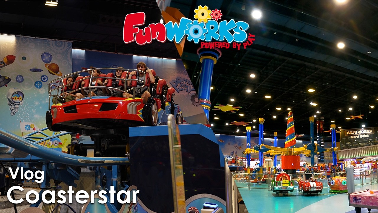 Fun Works VLOG | This small indoor theme park is inside a MALL! | 2024