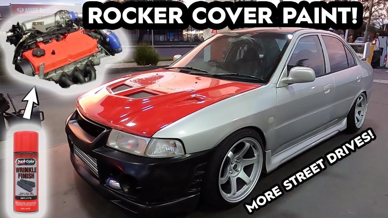 PAINTING THE BUDGET EVO ROCKER COVER (WRINKLE PAINT)