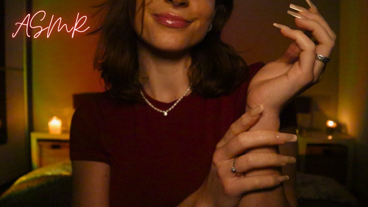 ASMR | Lotion Hand Sounds (with Crackling Body Mousse) with Face & Hand Massage