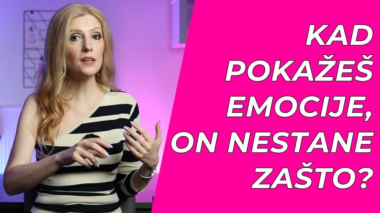 Zašto se muškarac povuče onda kada žena pokaže emocije | Na kavi s Nelly