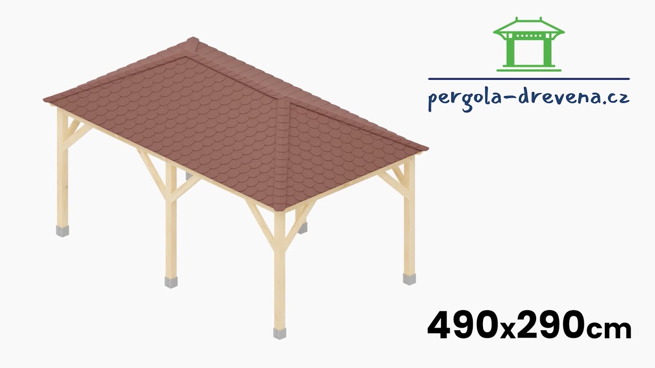 Video navod stavba Altán Pergola Viktoria 290x490 cm