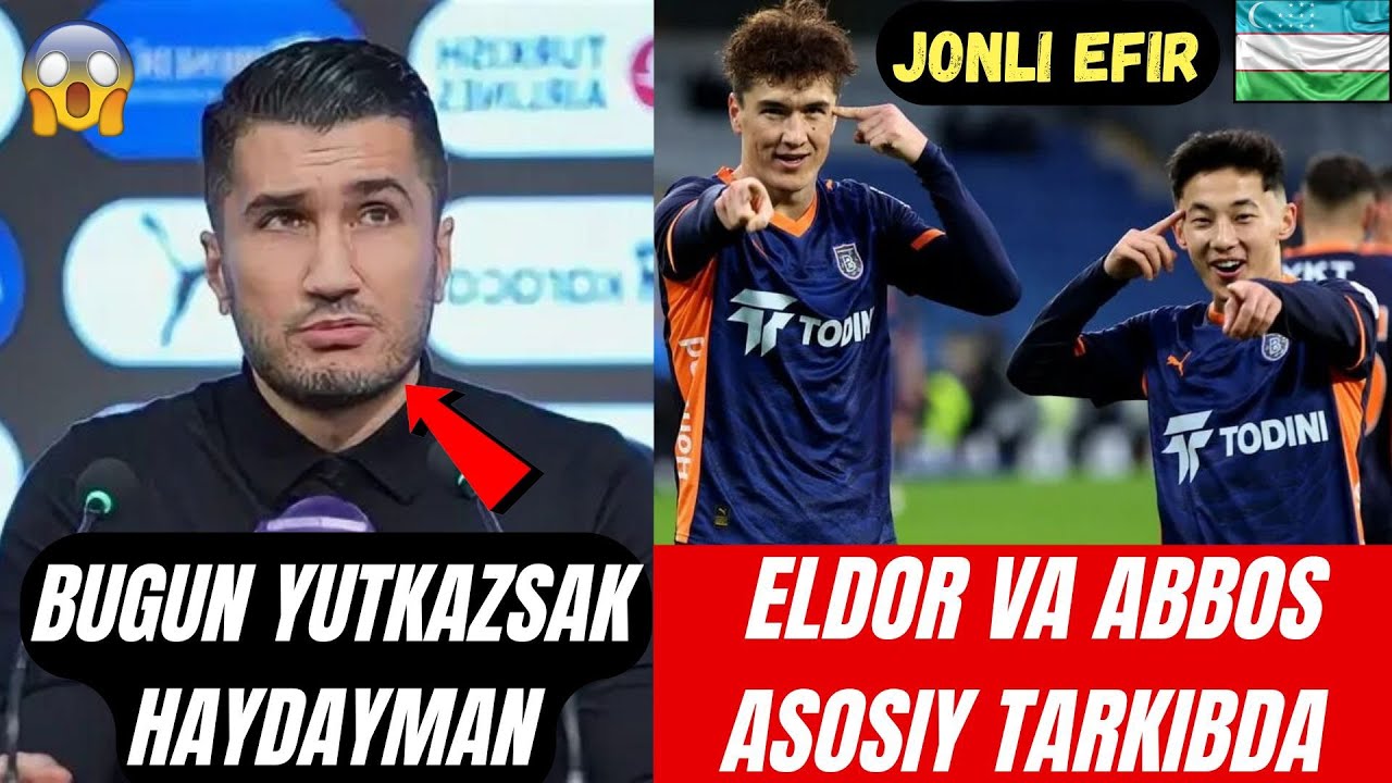 JONLI EFIR! ELDOR VA ABBOS ASOSIY TARKIBDA SHAXIN JUDA G'AZABDA HUSANOV HAM ASOSIY TARKIBDA 