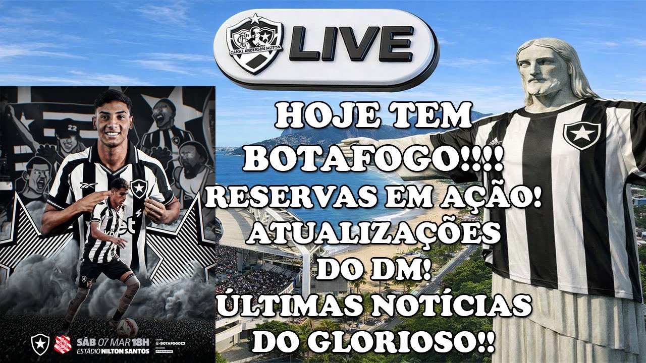 LIVE ALVINEGRA RAIZ - HOJE TEM BOTAFOGO!RESERVAS EM AÇÃO - ATUALIZAÇÕES DO DM!ÚLTIMAS NOTÍCIAS!