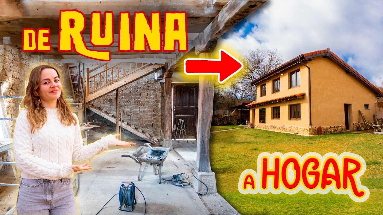 ​🔨​ Reformó una CASA ABANDONADA para vivir en el campo 🏡​ Alternativas en la España VACIADA cap.4