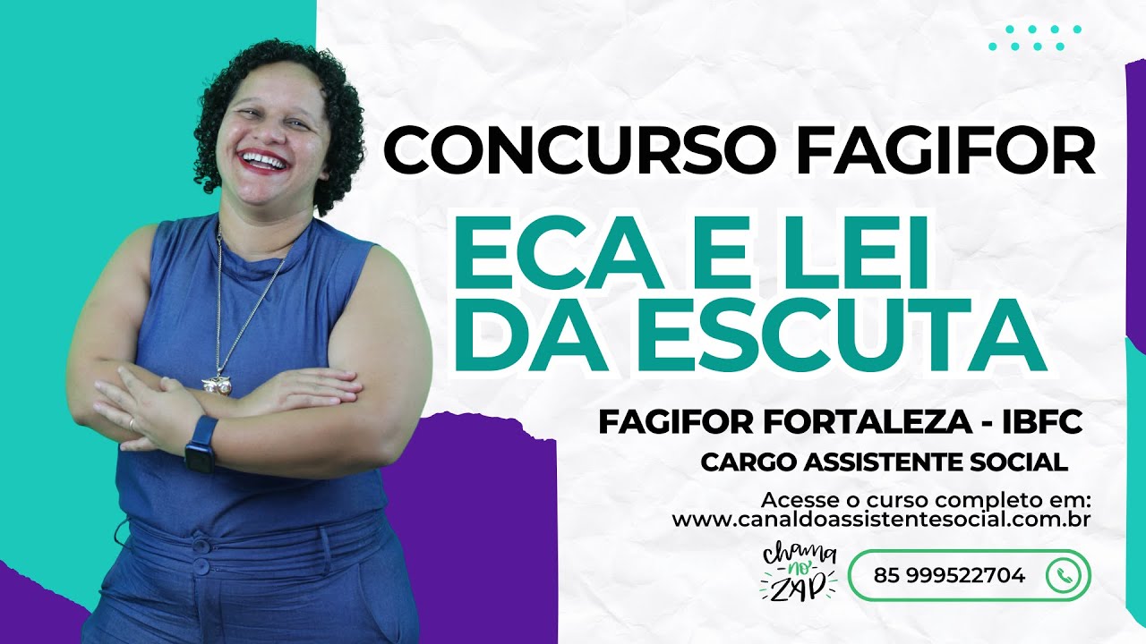 Fagifor - Crian&ccedil;a e Adolescente ECA e Lei da Escuta Especializada - 13.431 - IBFC