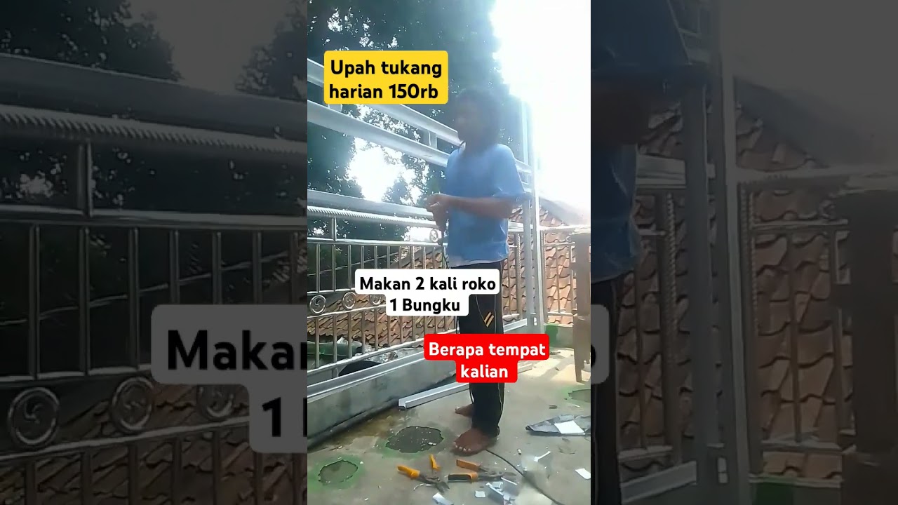 Upah tukang harian