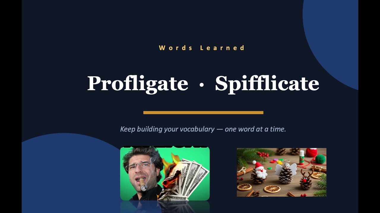 profligate meaning, spifflicate meaning
