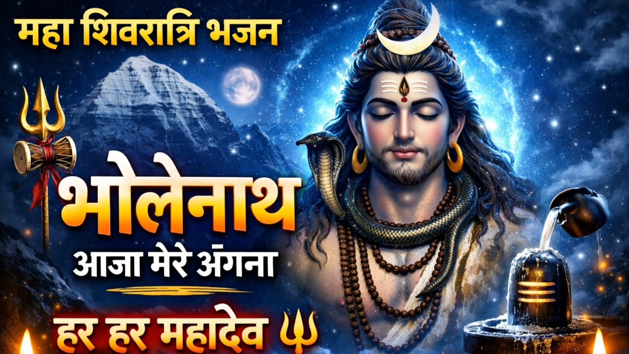 महा शिवरात्रि भजन 2026 भोलेनाथ आजा मेरे अंगना Nonstop Shiv Bhajan  Har Har Mahadev Shivratri Special
