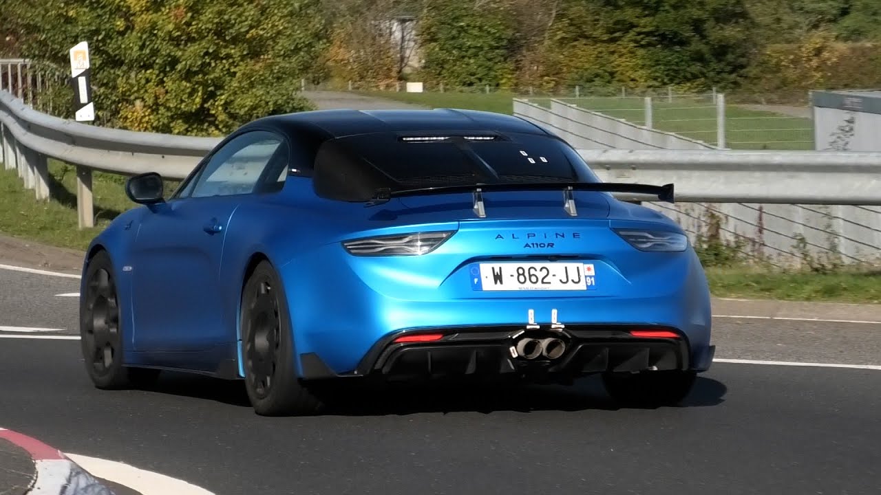 Alpine A110 R Testing on the N&uuml;rburgring