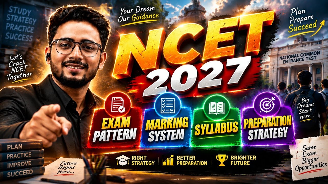 NCET 2027 | Important Points You Must Know | Exam Pattern, Syllabus, Strategy & Success Tips