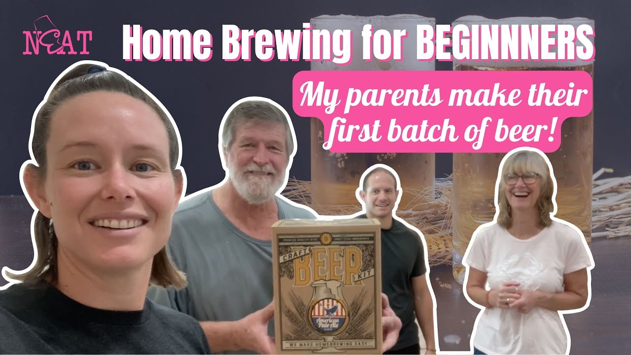 BEGINNER HOME BREWING with my parents!!