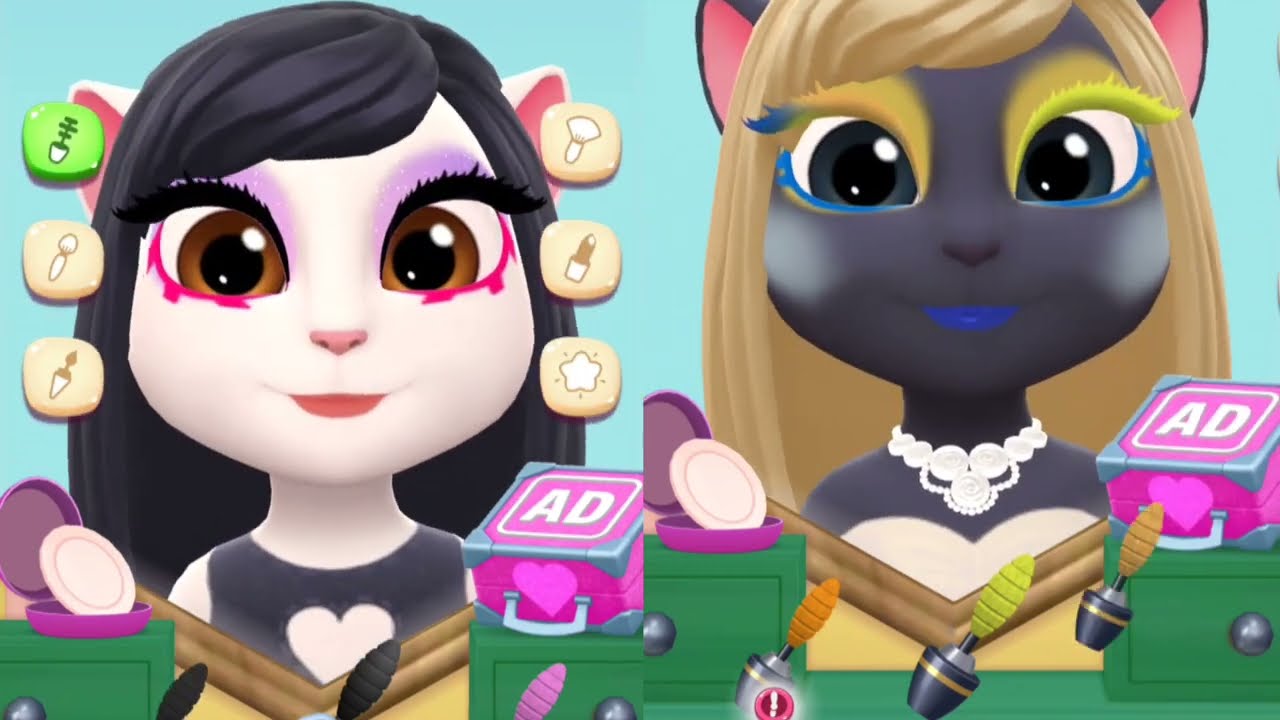 Talking Angela New Dress Transformation#anjela2 #talkingtomversion #cartoon #trendingshorts