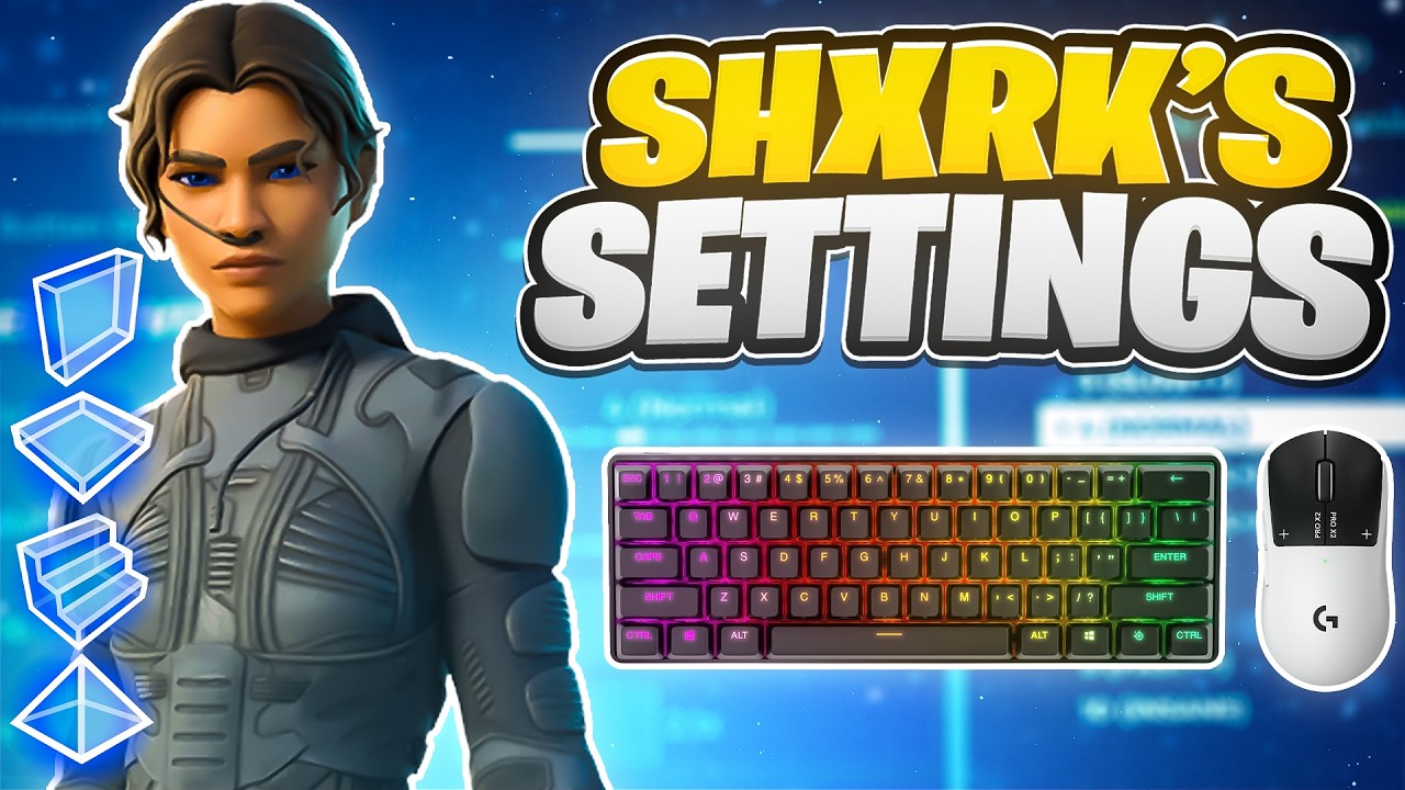 Безумные настройки клавиатуры и мыши Shxrk для Fortnite! (2026)