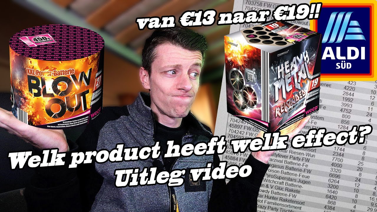 ALDI SÜD WELK VUURWERK DOET WAT? ASSORTIMENT 2023-24
