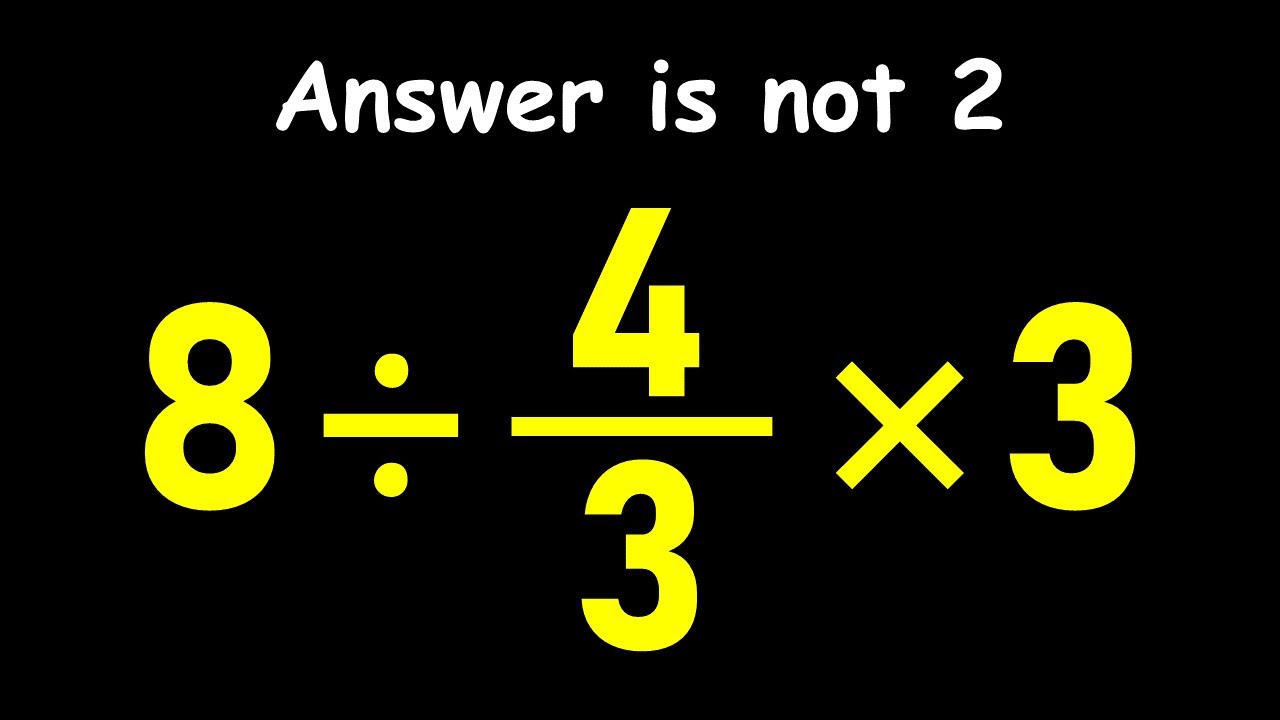 This Math Problem Tricks Everyone!