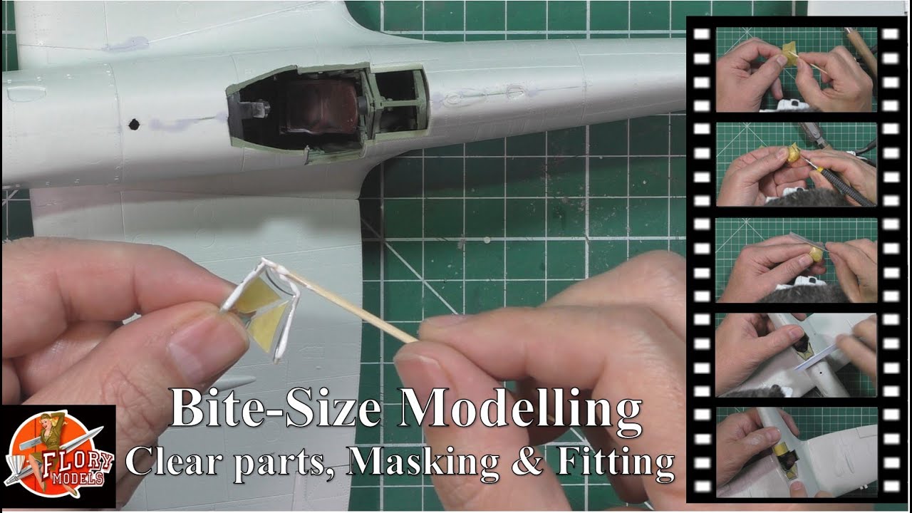 Bite size Clear parts, Clean up & Masking